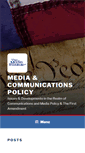 Mobile Screenshot of mediacompolicy.org